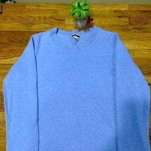 J. Crew Cashmere Crewneck in Periwinkle Medium